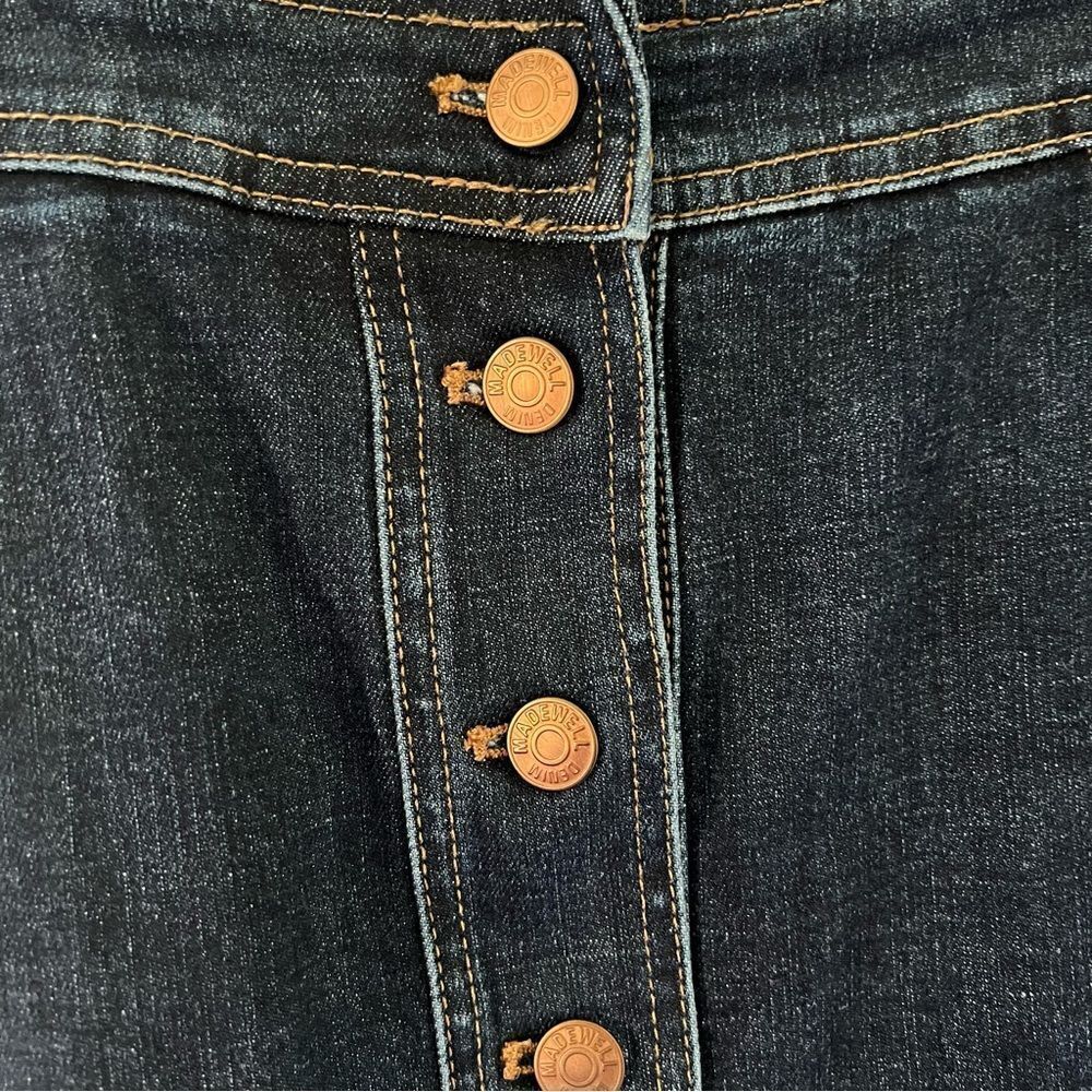 Madewell Stretch Denim Mini Jean Skirt - Picture 3 of 5